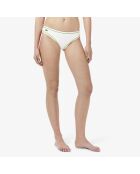 Wit/ananas-Calathea zwembroekje met contrasterende details