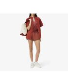 Trui met korte mouwen in Iberis/latte-gradiënteffect