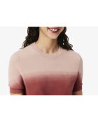 Trui met korte mouwen in Iberis/latte-gradiënteffect