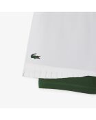 Short Tennis Ultra Dry shorty intégré blanc/vert