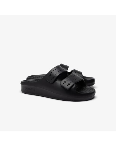 Schwarze Flip-Flops mit Serve Strap