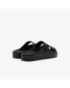 Schwarze Flip-Flops mit Serve Strap