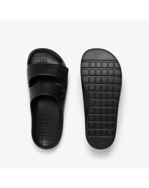 Schwarze Flip-Flops mit Serve Strap