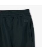 Dunkelgrüne Oversize-Jogginghose aus Parade-Twill