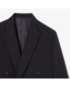 Blazer cruzado de sarga de lana Buffalo Parade