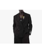 Blazer cruzado de sarga de lana Buffalo Parade