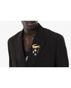 Blazer cruzado de sarga de lana Buffalo Parade