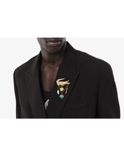 Blazer cruzado de sarga de lana Buffalo Parade