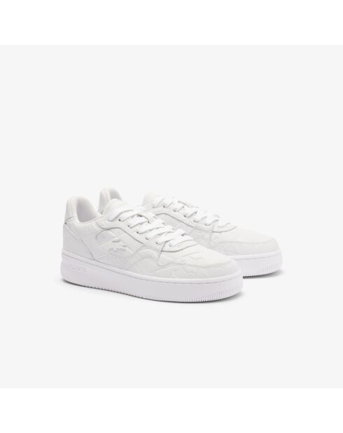 49SFA0058 witte klassieke leren sneakers