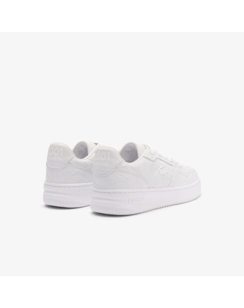 49SFA0058 witte klassieke leren sneakers