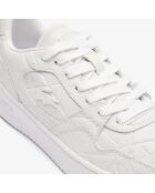 49SFA0058 witte klassieke leren sneakers