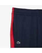 Sportjoggingbroek met marineblauwe en grenadine-print