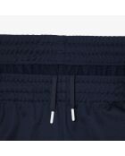 Sportjoggingbroek met marineblauwe en grenadine-print