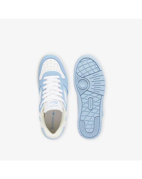 Sneakers T-Clip Set in pelle bianca/azzurra