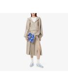 Sneakers T-Clip Set in pelle bianca/azzurra