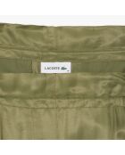 Khakifarbene, fließende Hose mit Cargotasche