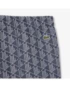 Marineblauw/witte joggingbroek met monogram flare