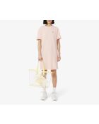Oversized T-shirtjurk van katoenjersey Angora