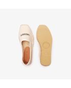 Cremefarbene Espadrilles von Uhabia