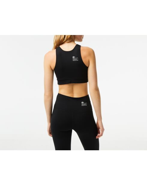 Brassière quick-dry en polyamide recyclé stretch noire