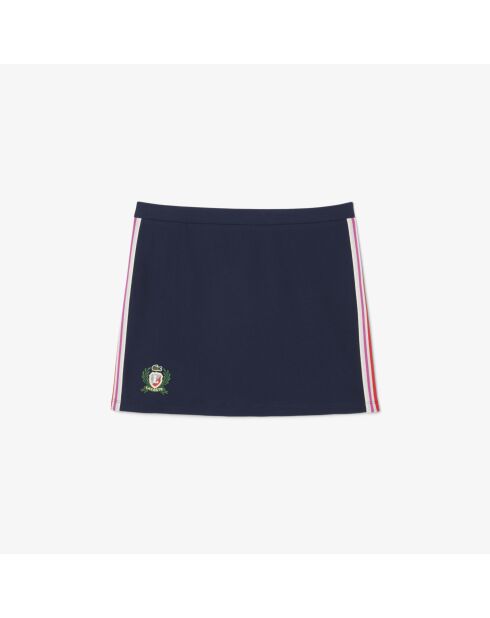 Navyfarbener Piqué-Nopérock