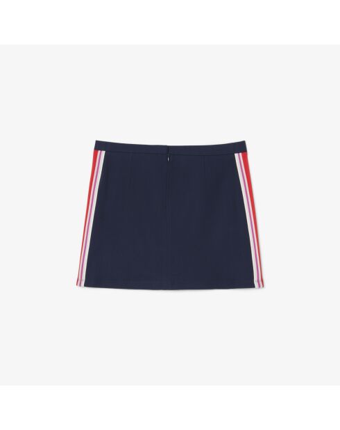 Navyfarbener Piqué-Nopérock