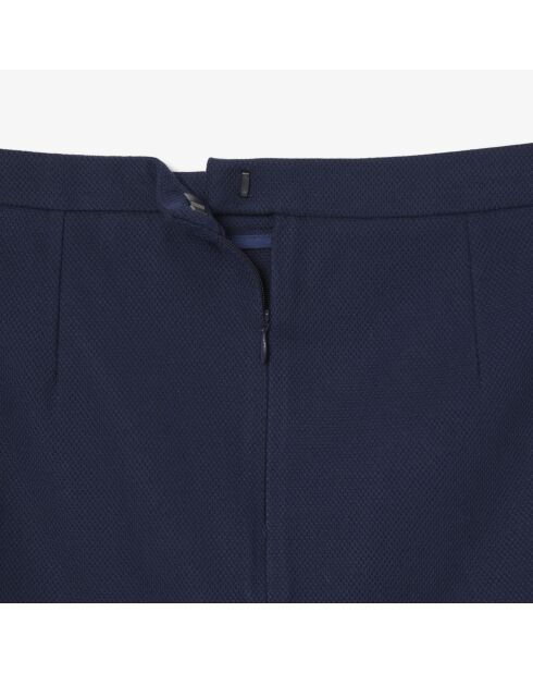 Navyfarbener Piqué-Nopérock