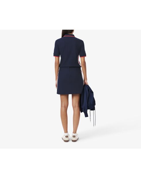 Navyfarbener Piqué-Nopérock