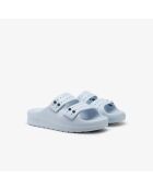 Serve Strap Pantoffeln in Hellblau/Navy