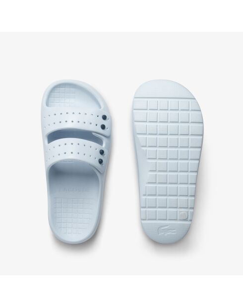 Serve Strap Pantoffeln in Hellblau/Navy