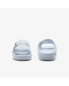 Serve Strap Pantoffeln in Hellblau/Navy