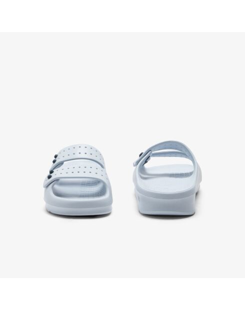 Serve Strap Pantoffeln in Hellblau/Navy