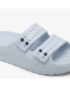 Serve Strap Pantoffeln in Hellblau/Navy