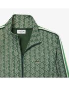 Paris Jacquard-Joggingjacke Calathea/Sander mit Reißverschluss