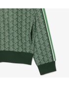 Paris Jacquard-Joggingjacke Calathea/Sander mit Reißverschluss