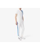 Pantalon de survêtement Sport imprimé blanc/gitane