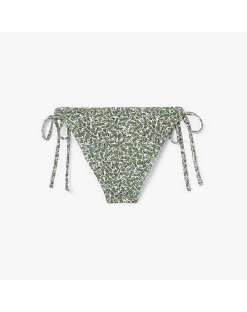 zwembroekje met groen/meelkleurige print