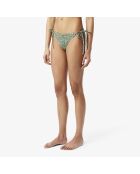 zwembroekje met groen/meelkleurige print