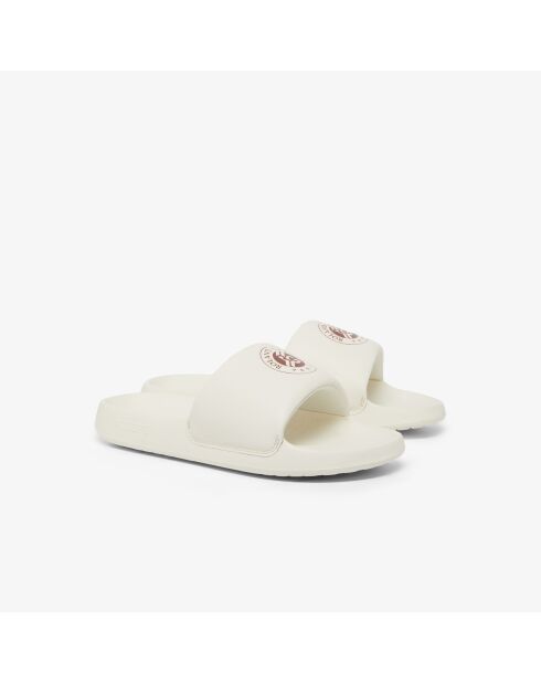 Serve Slide 1.0 Slider Edition Roland-Garros, einfarbig weiß/dunkelorange