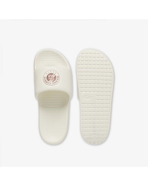 Serve Slide 1.0 Slider Edition Roland-Garros, einfarbig weiß/dunkelorange