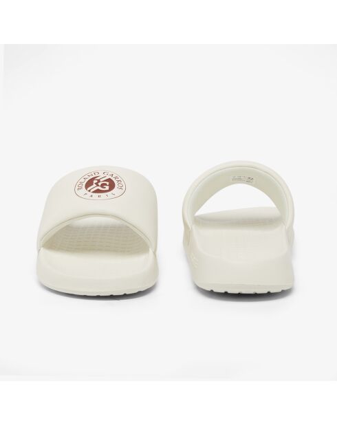 Serve Slide 1.0 Slider Edition Roland-Garros, einfarbig weiß/dunkelorange