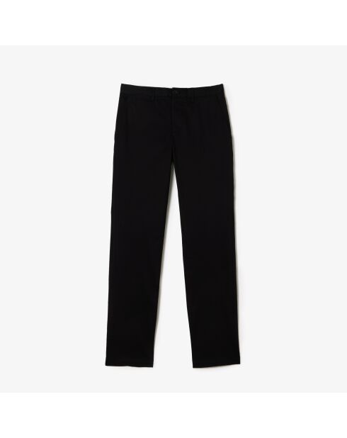 Pantalon chino slim fit coton stretch noir