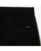 Pantalon chino slim fit coton stretch noir