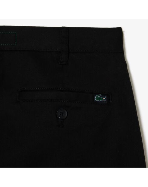 Pantalon chino slim fit coton stretch noir