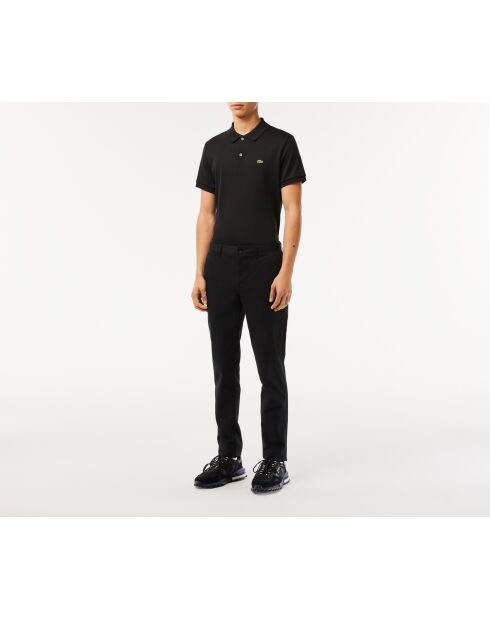Pantalon chino slim fit coton stretch noir