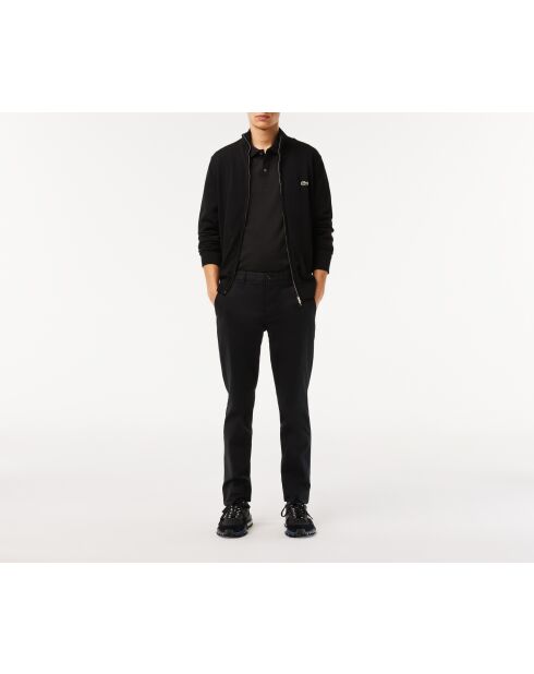 Pantalon chino slim fit coton stretch noir