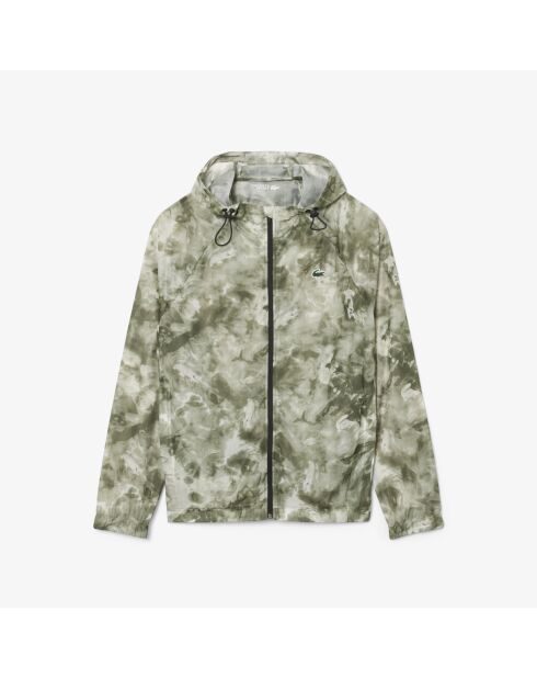 Veste Sport légère imprimée kaki/vert