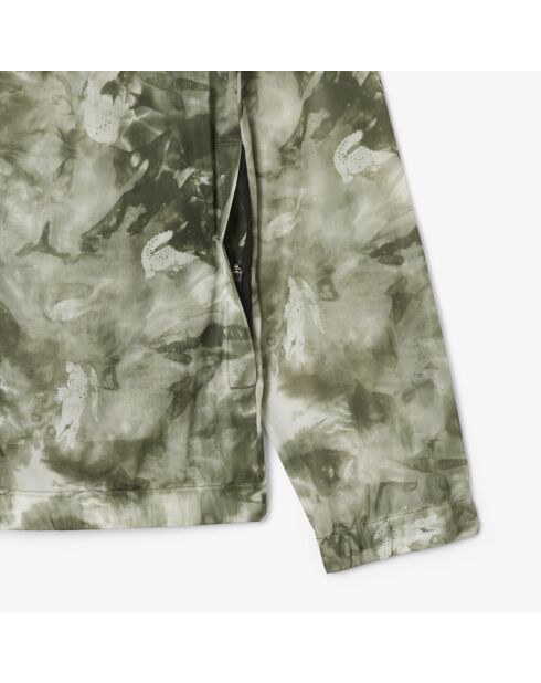 Veste Sport légère imprimée kaki/vert