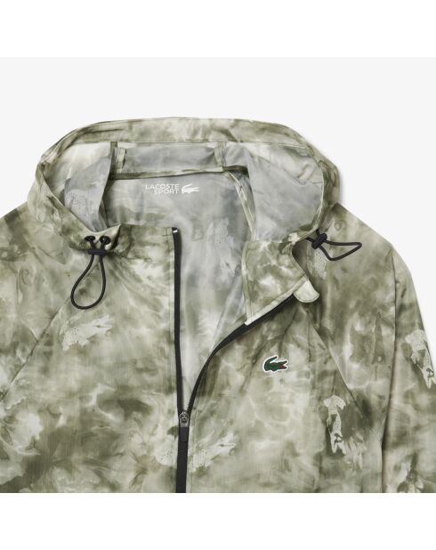 Veste Sport légère imprimée kaki/vert