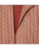 Paris Jacquard Iberis/Latte-Trainingsjacke mit Reißverschluss